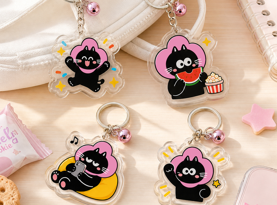 Custom Clear Acrylic Keychain