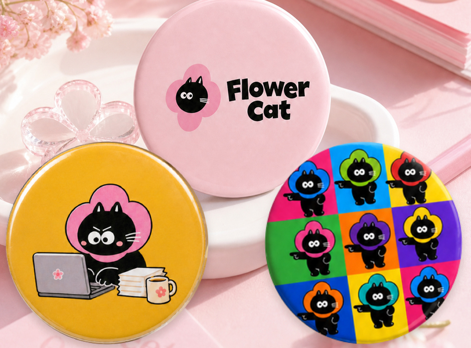 Custom Round Laminated Badge